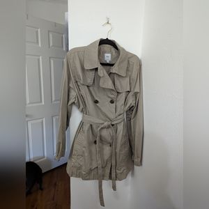 EUC - GAP Khaki Mini Trench Coat Size XXL